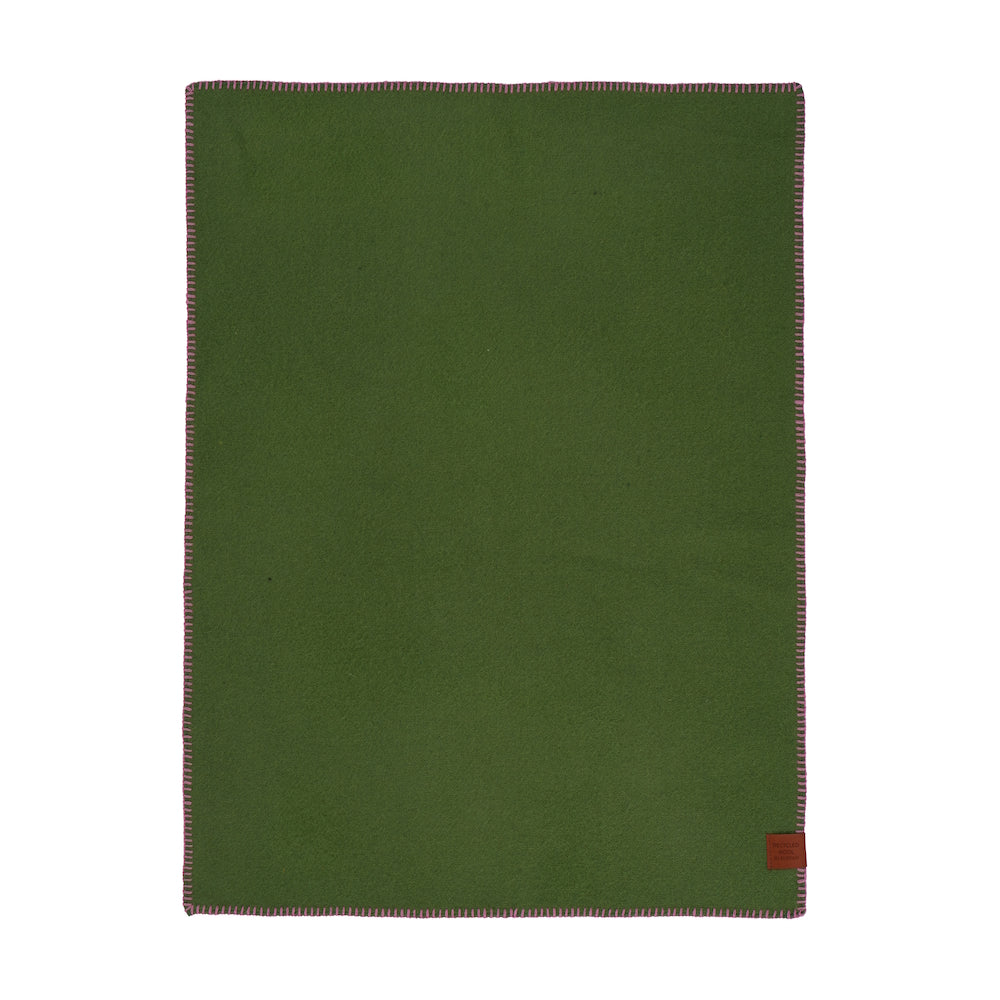 Klippan Cozy Baby Wool Blanket Green