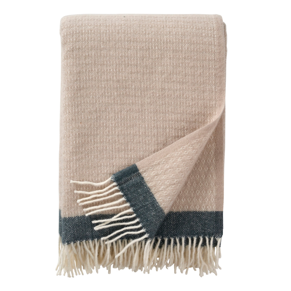 Klippan Harald Organic Wool Blanket Cream