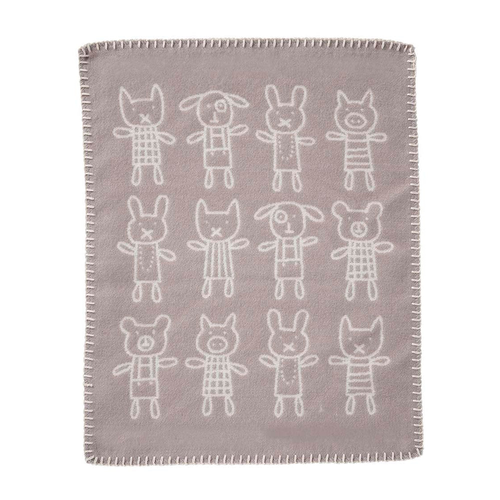 Klippan Hug Snuggle Organic Cotton Baby Comforter Grey