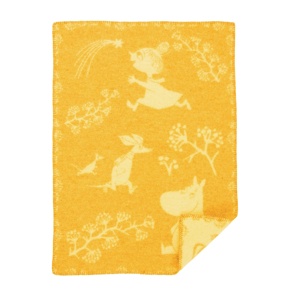 Klippan Moomin Winterland Baby Wool Blanket Winter Sun