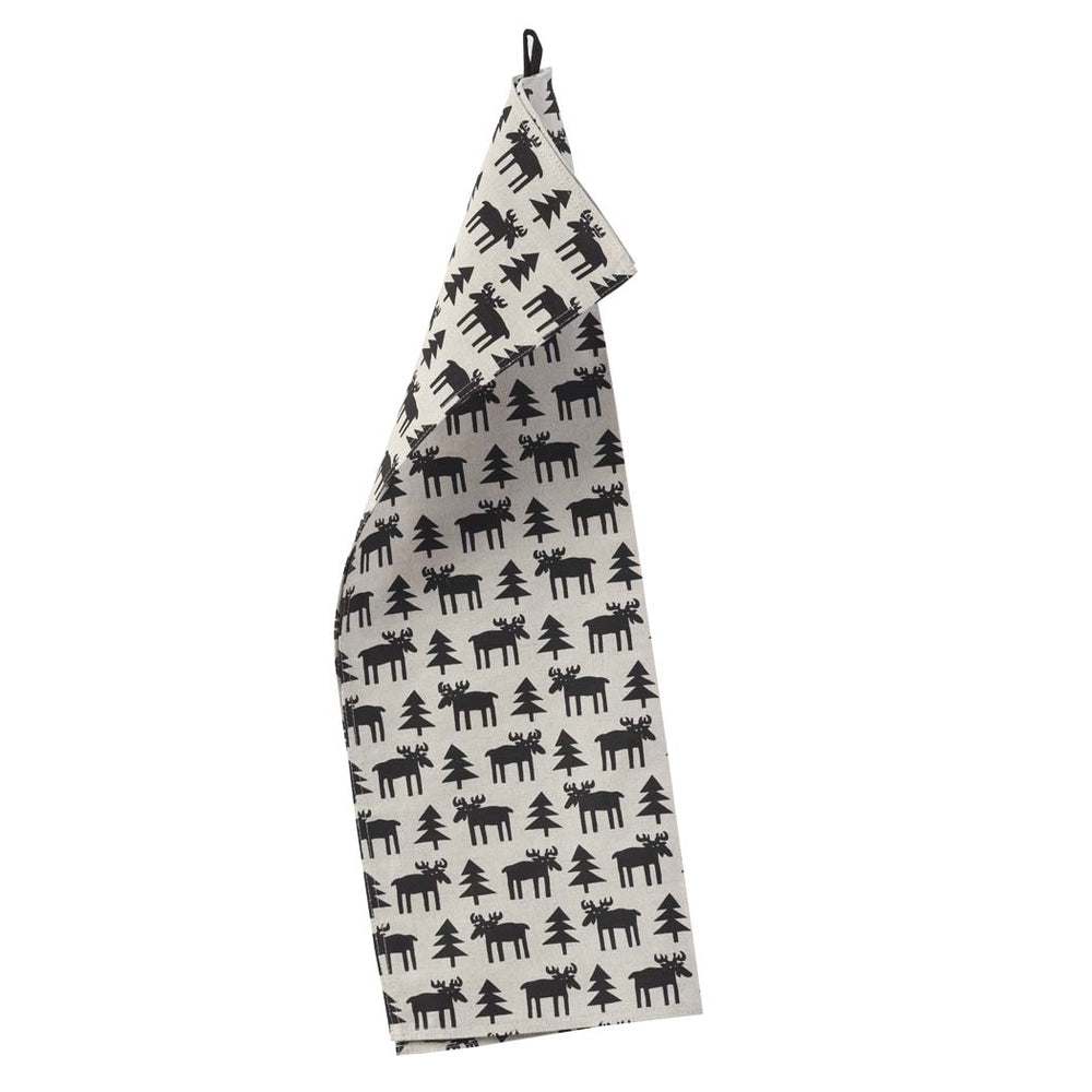 Klippan Moose Linen Tea Towel