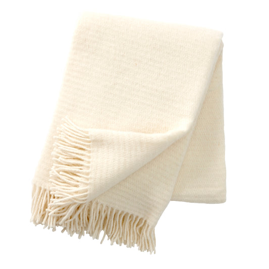 Klippan Ralph Wool Blanket Ivory