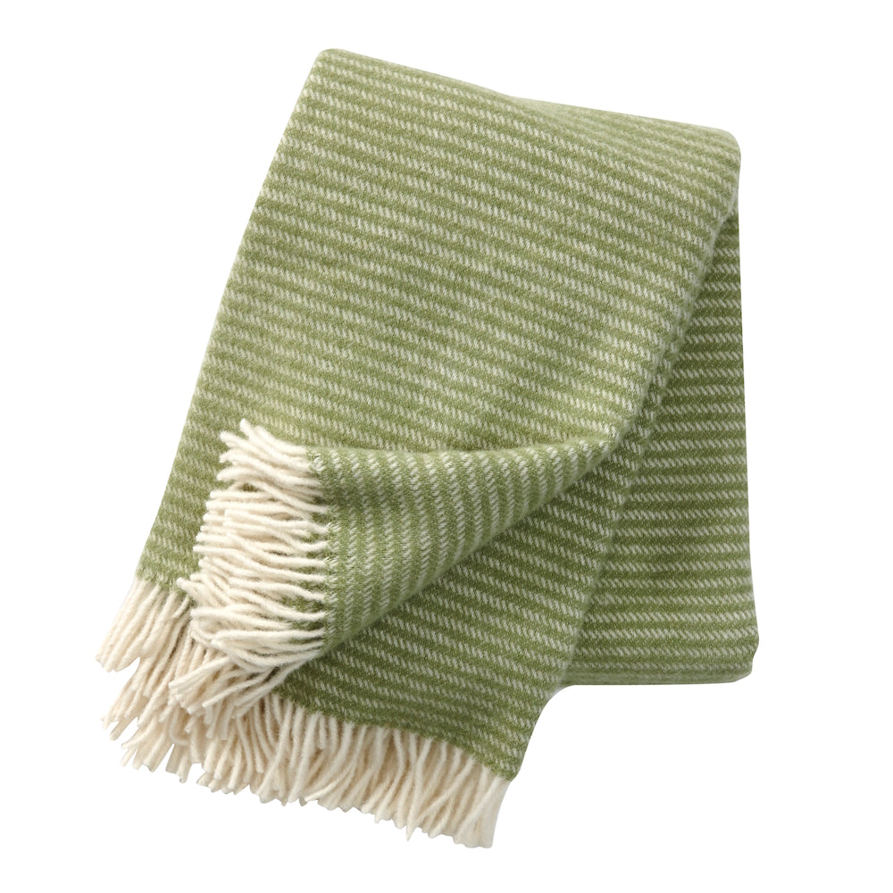 Klippan Ralph Wool Blanket Lime Blossom