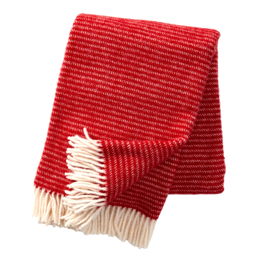 Klippan Ralph Wool Blanket Red