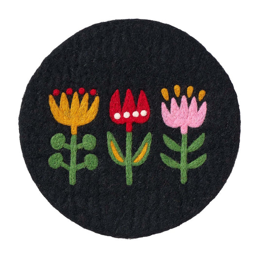 Klippan Tulip Hand Felted Pot Mat