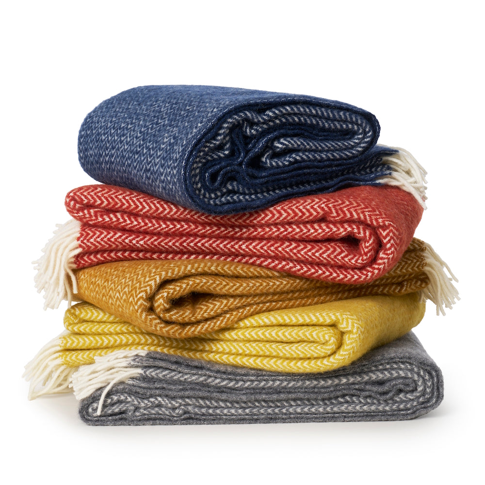 Klippan Chevron Wool Blanket