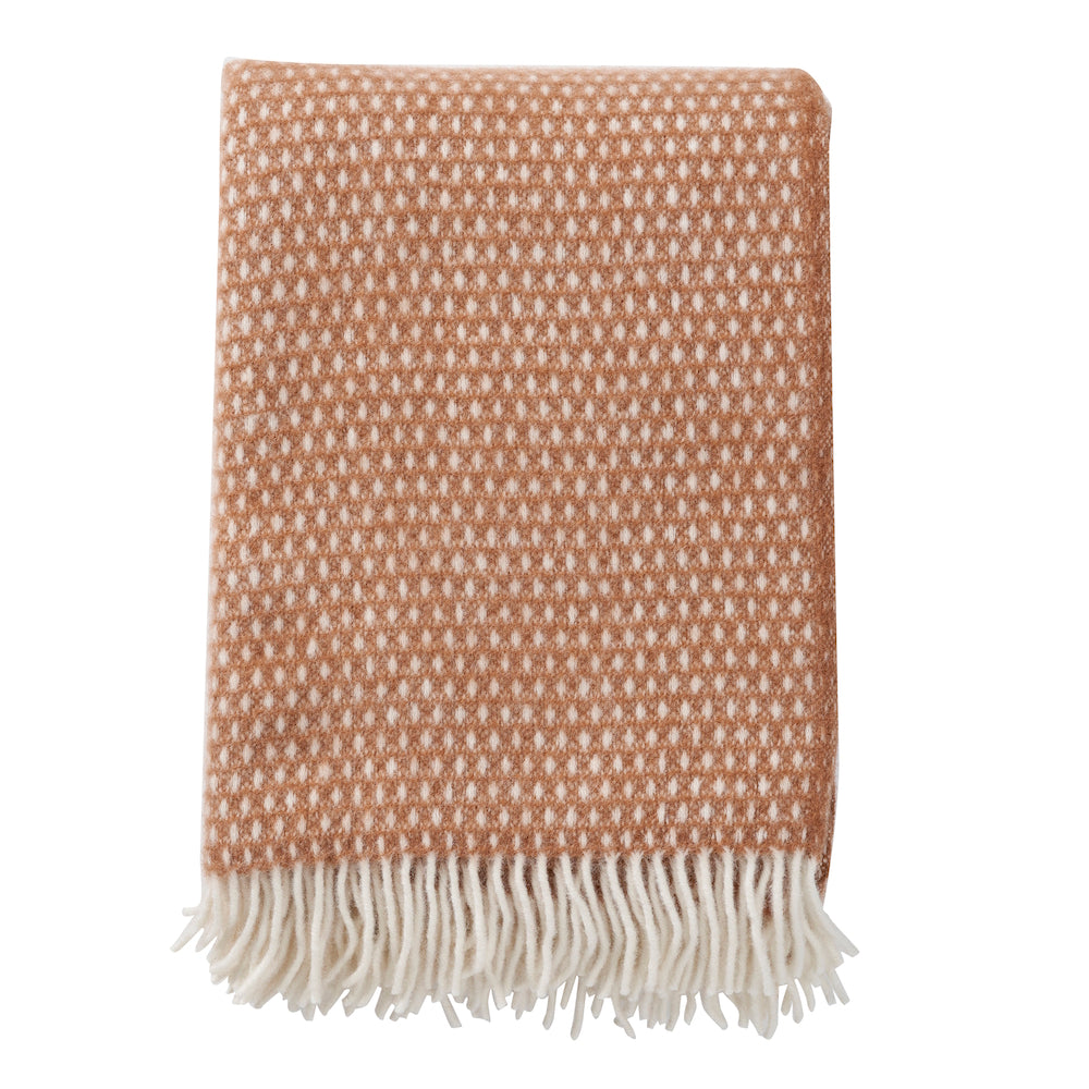Klippan Knut Brushed Wool Blanket Nougat