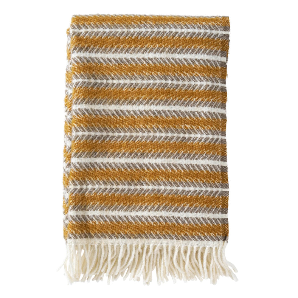 Klippan Oscar Eco Wool Blanket Amber