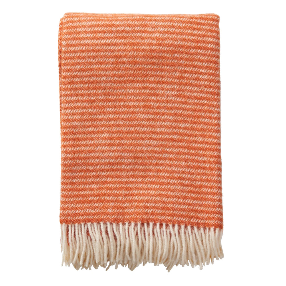 Klippan Ralph Wool Blanket Orange