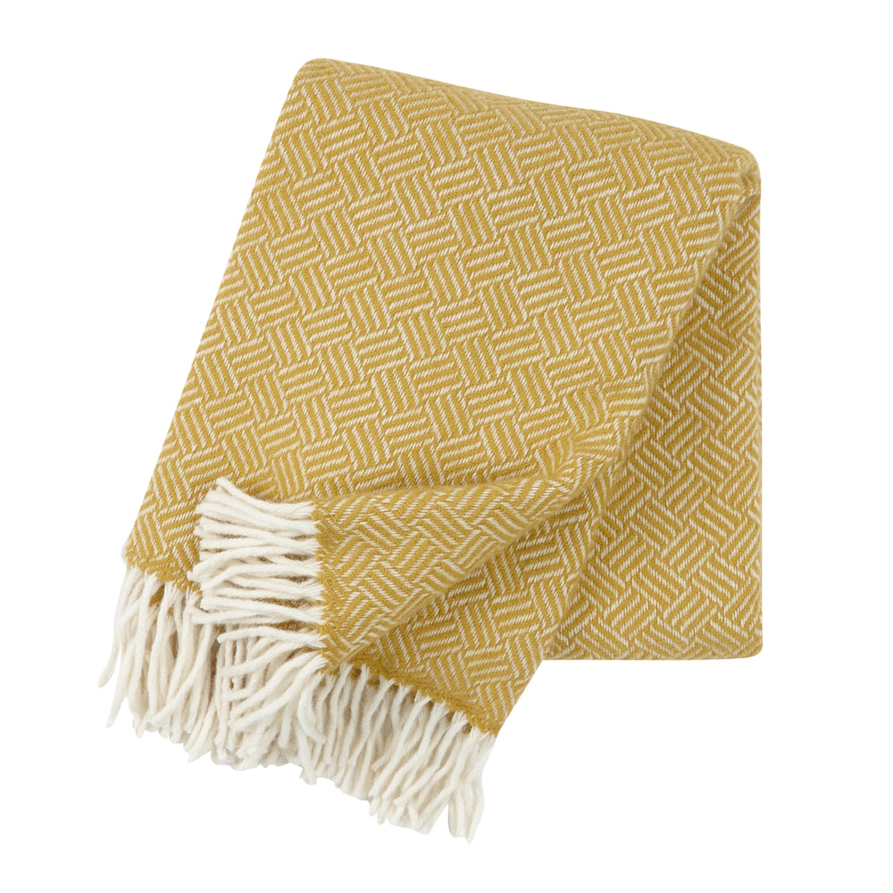 Klippan Samba Wool Blanket Yellow