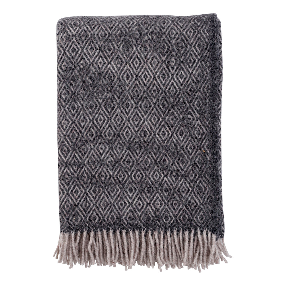 Klippan Stella Wool Blanket Coke Grey