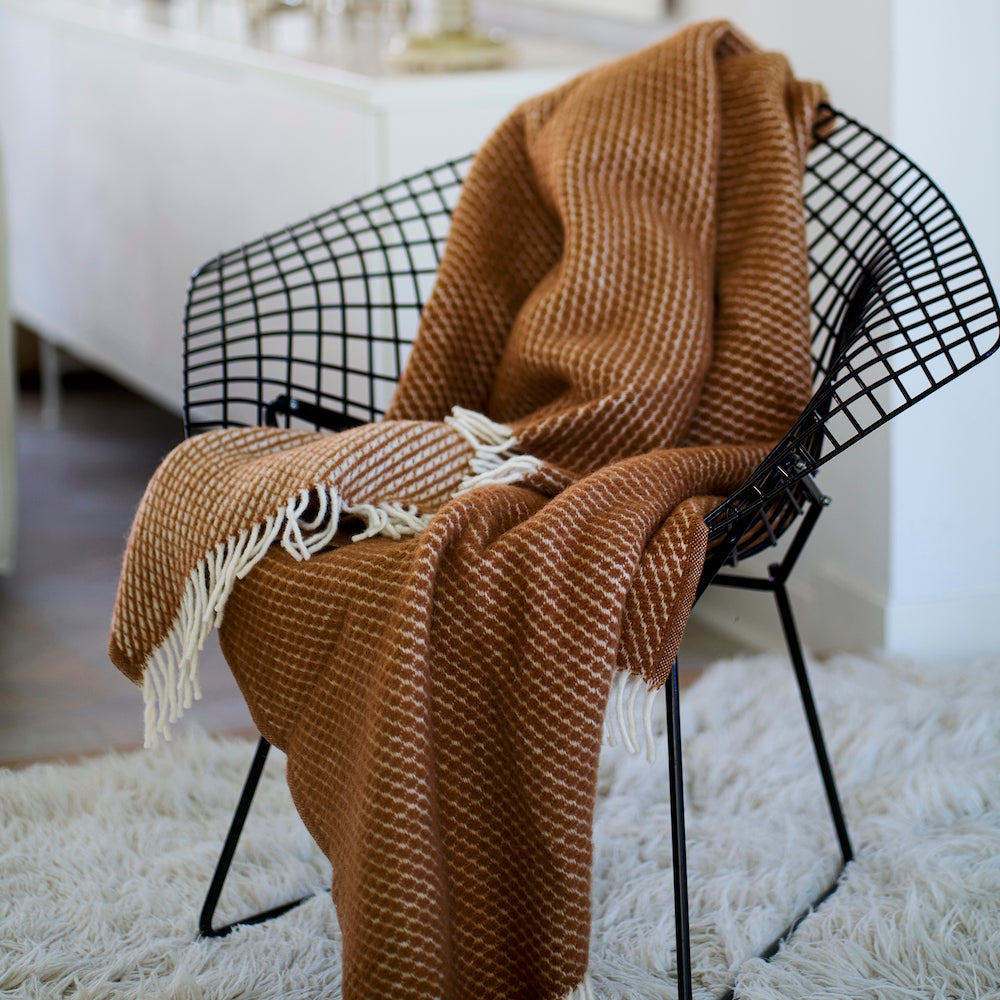 Klippan Velvet Wool Blanket Mocha