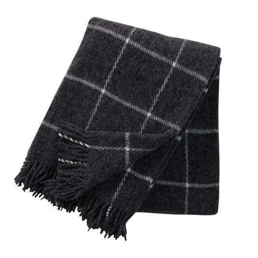 Klippan Vinga Wool Blanket Dark Grey