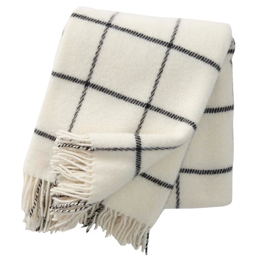 Klippan Vinga Wool Blanket White