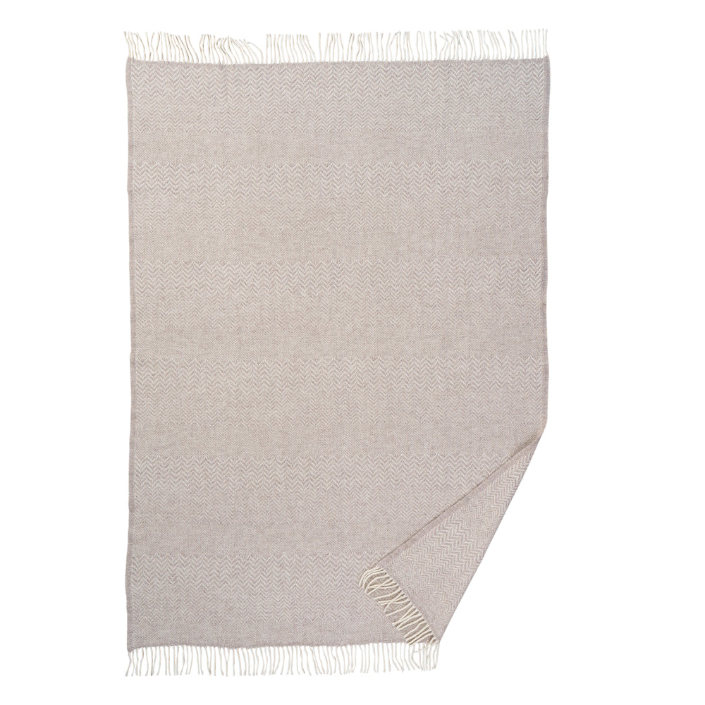 Klippan Zigzag Wool Blanket – Recycled Wool Throw in 8 Colours