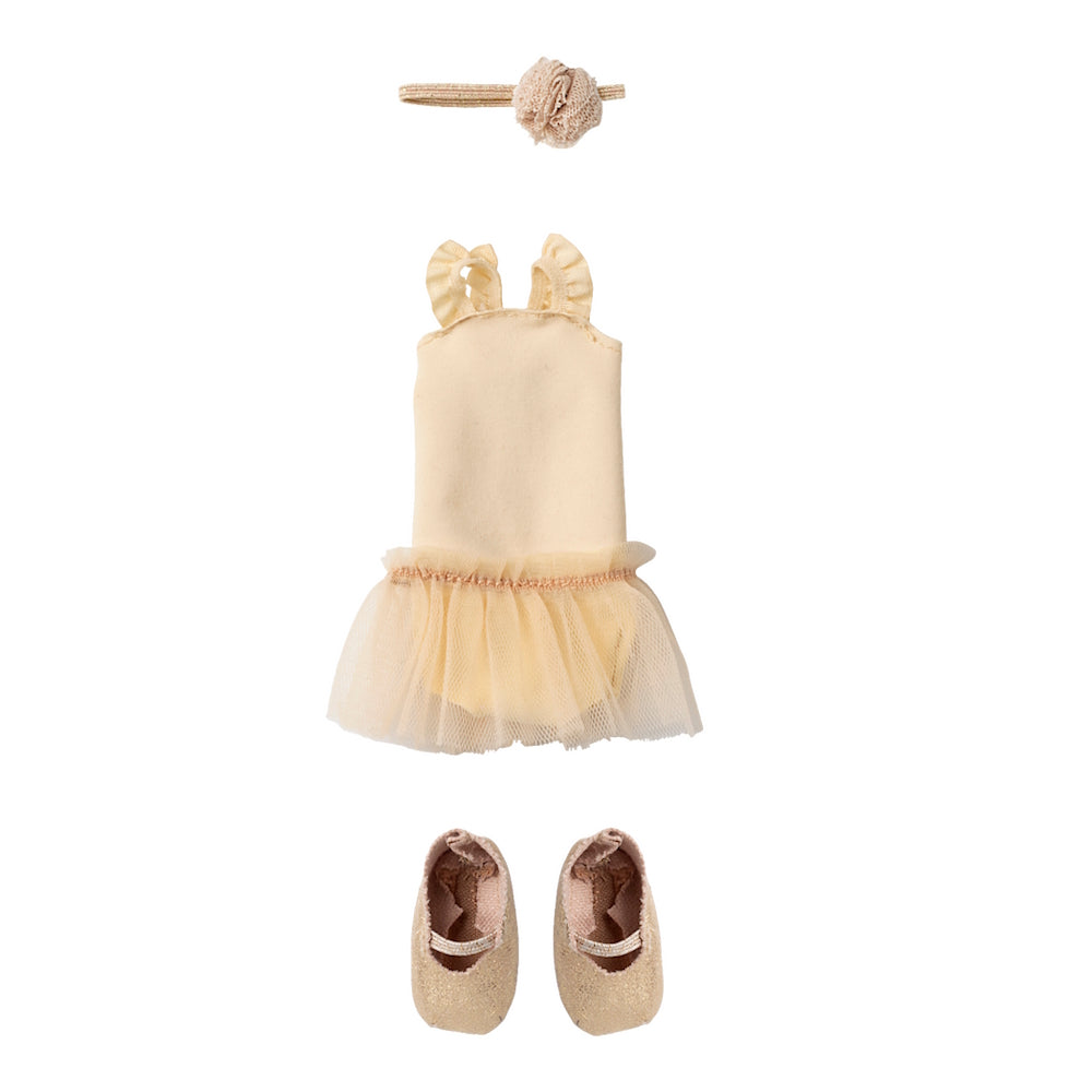 Maileg Ballet Suit And Skirt Cream Size 2