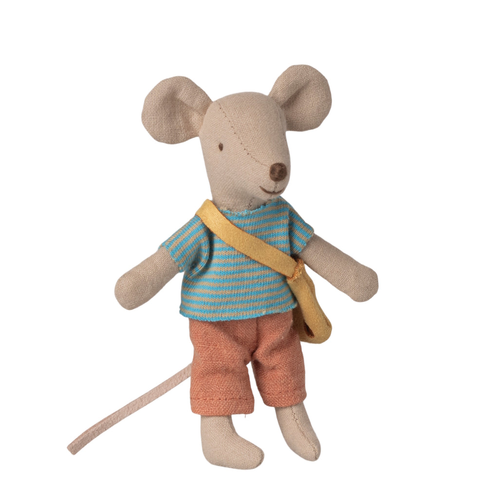 Maileg Little Brother Mouse with Bag