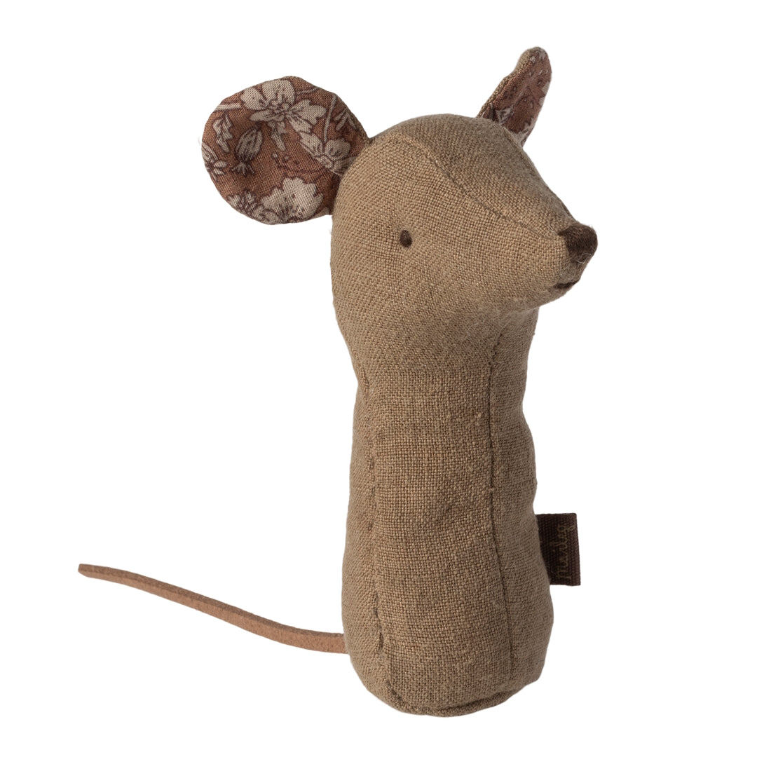 maileg-lullaby-friends-mouse-rattle-light-umber