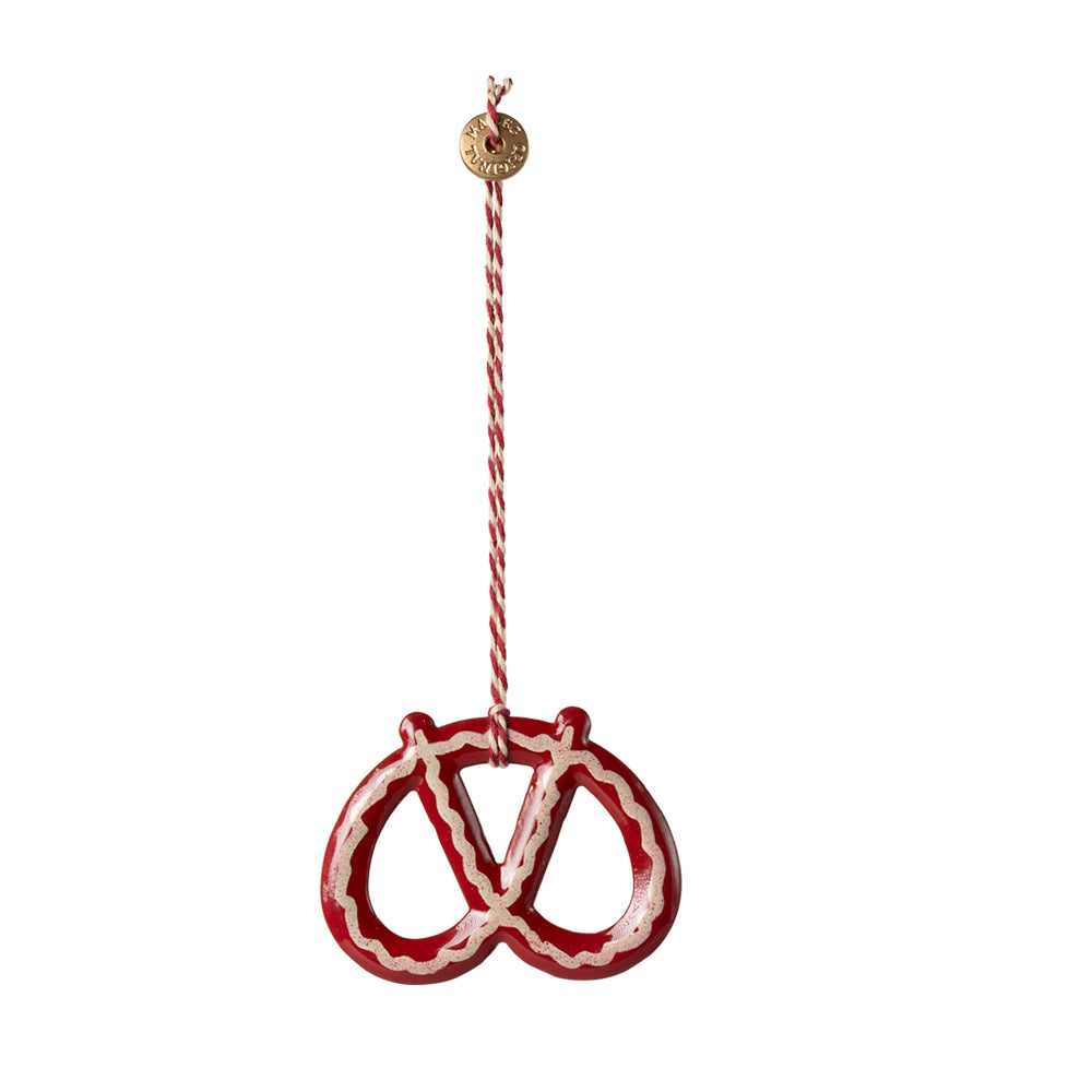 MailegMetalOrnamentPretzelStripe2026