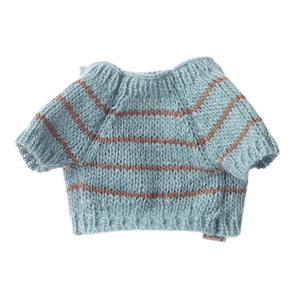 Maileg Puppy Supply Small Sweater Dusty Blue