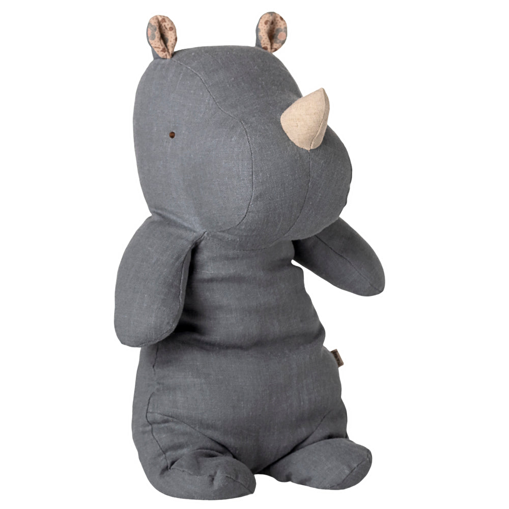 Maileg Safari Friends Rhino Medium Dusty Blue