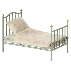 Maileg Vintage Single Bed Mouse Mint