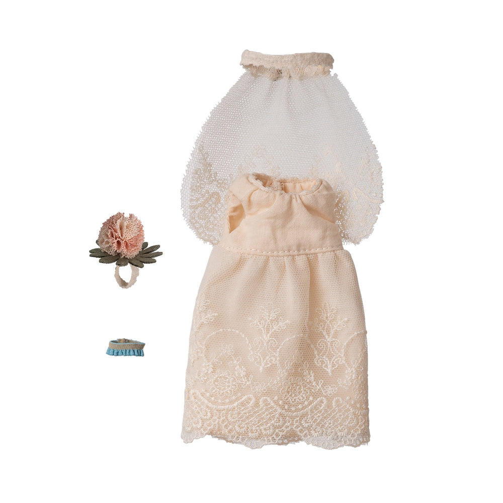 Maileg Wedding Dress Mum Mouse