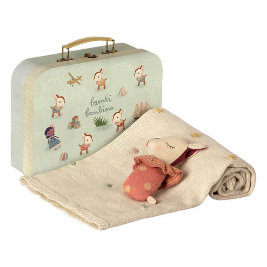 Maileg Bambi Baby Gift Set rose
