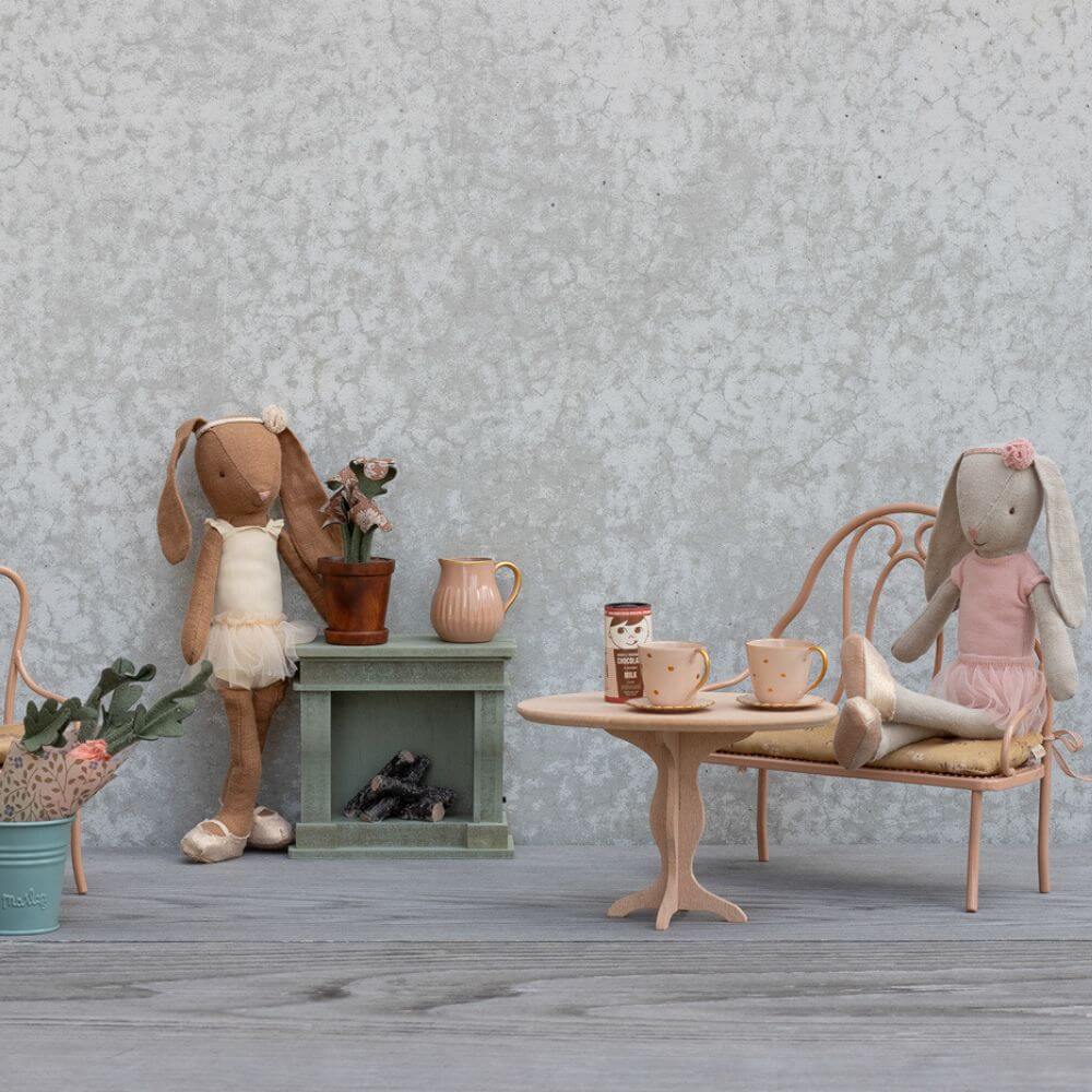 Maileg Vintage Bench Mini Dark Powder