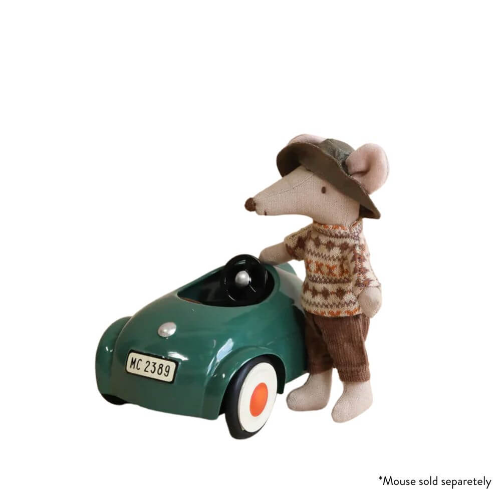 Maileg Car Mouse Dark Green 2025
