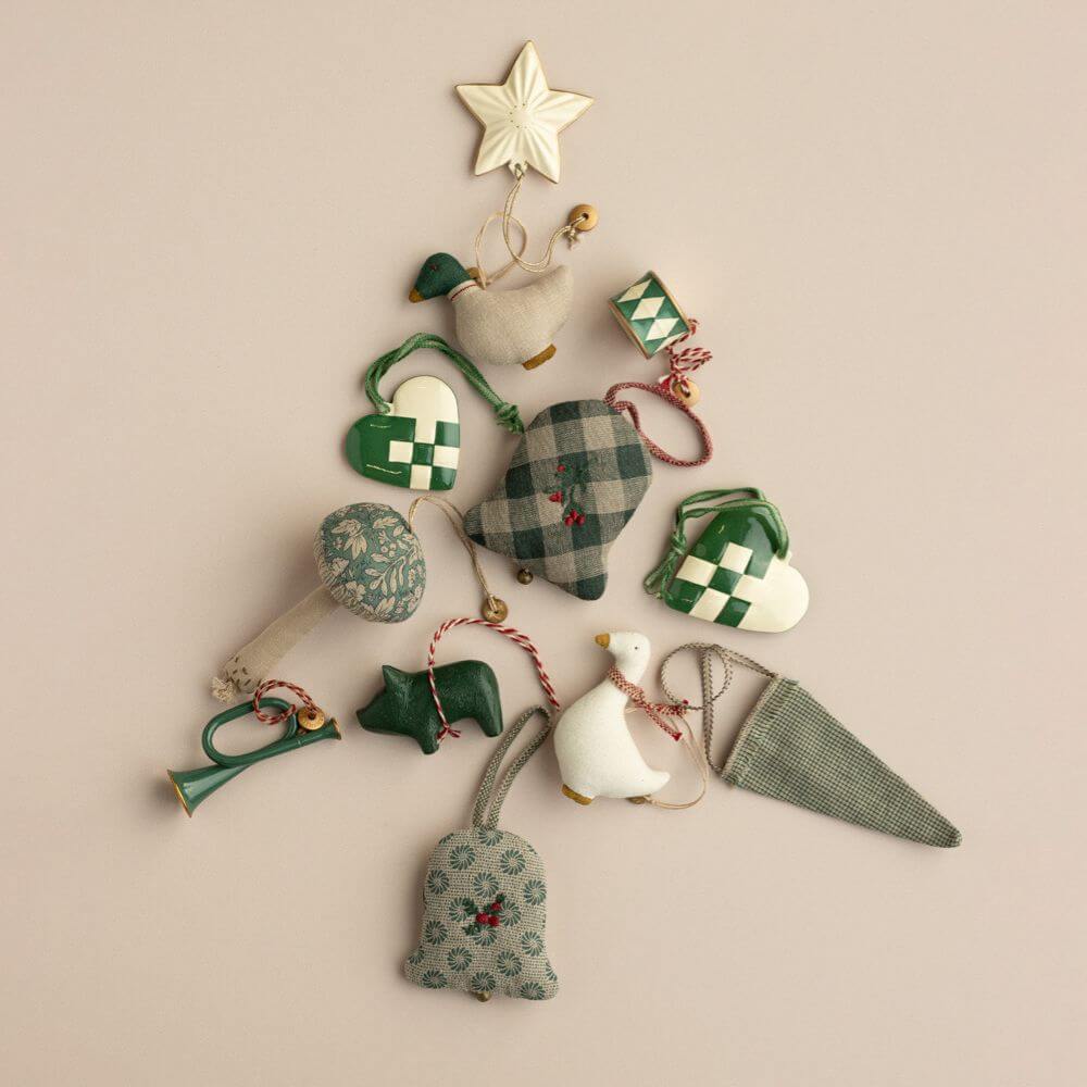 Maileg_Duck_Ornament_Green