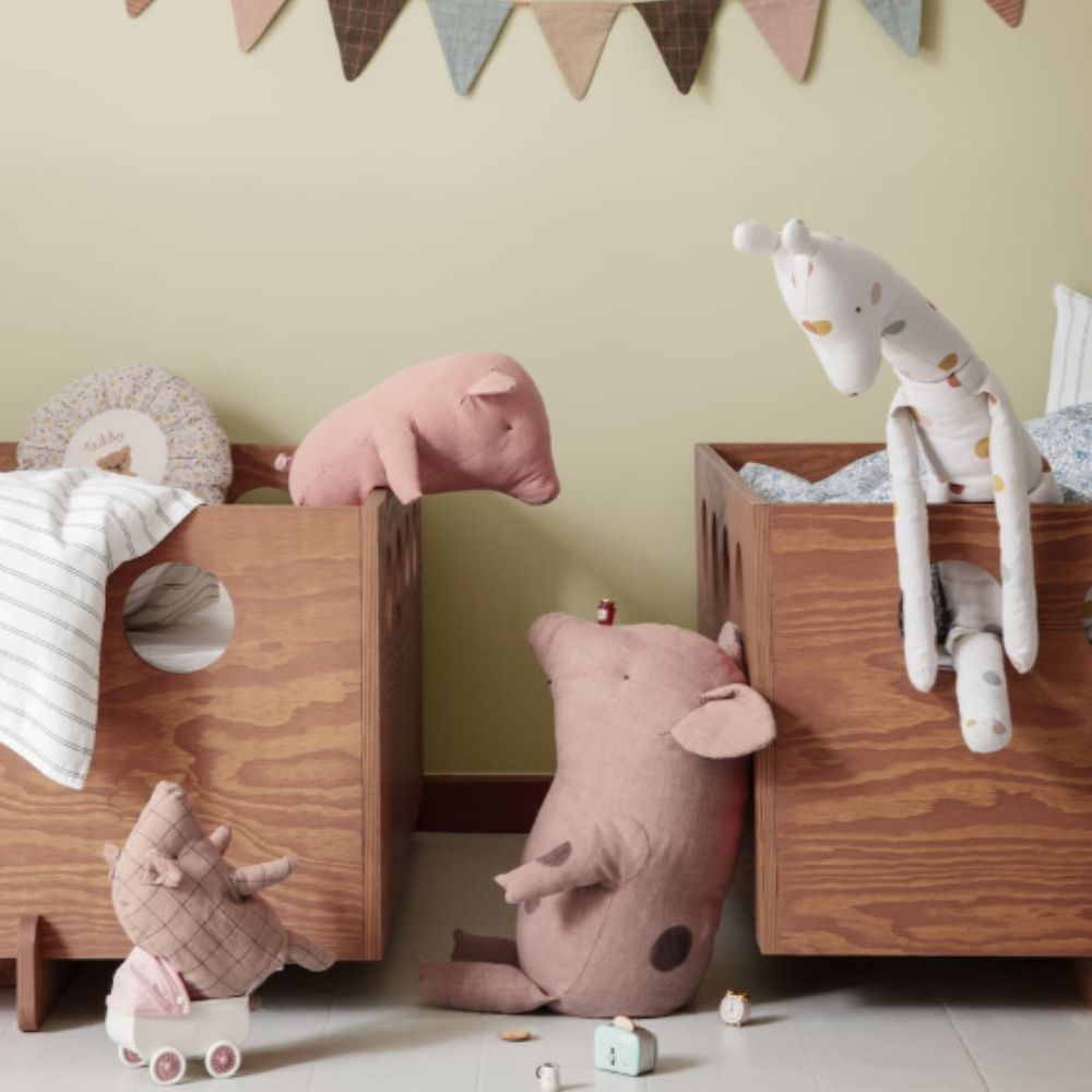 A selection of Maileg Products in a bedroom setting
