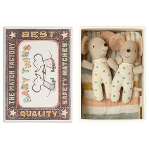 Maileg Mice Twins Baby in box