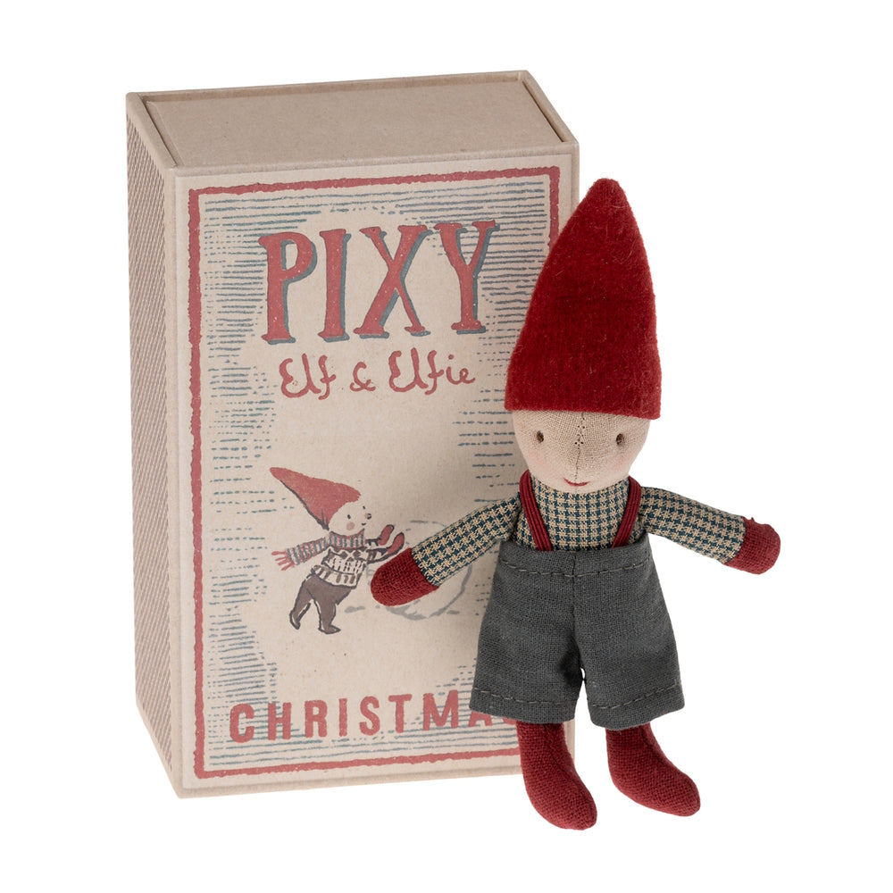 Maileg Pixy Elf in Matchbox