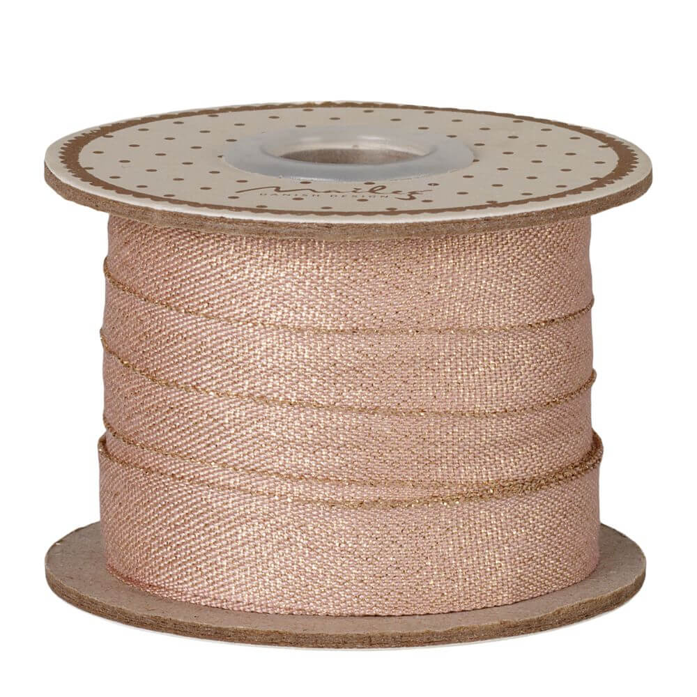 Maileg_Ribbon_13mm_width_10m_Lightrose-Gold_1