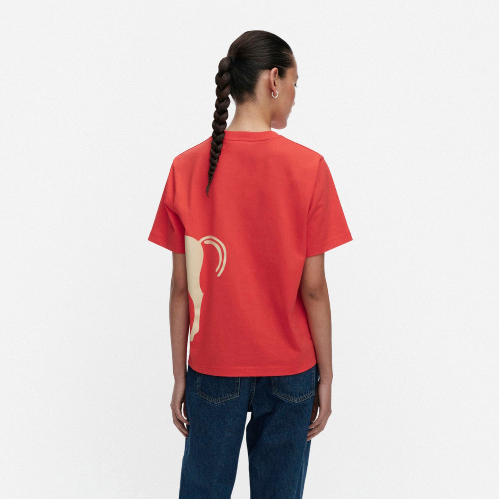 Marimekko Else Musta Tamma Cotton T-Shirt