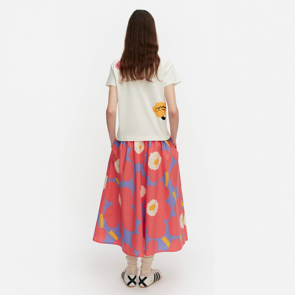 Marimekko Garrel Unikko Cotton Skirt