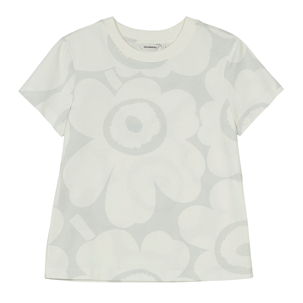 Marimekko Heleys Unikko Cotton T-Shirt White