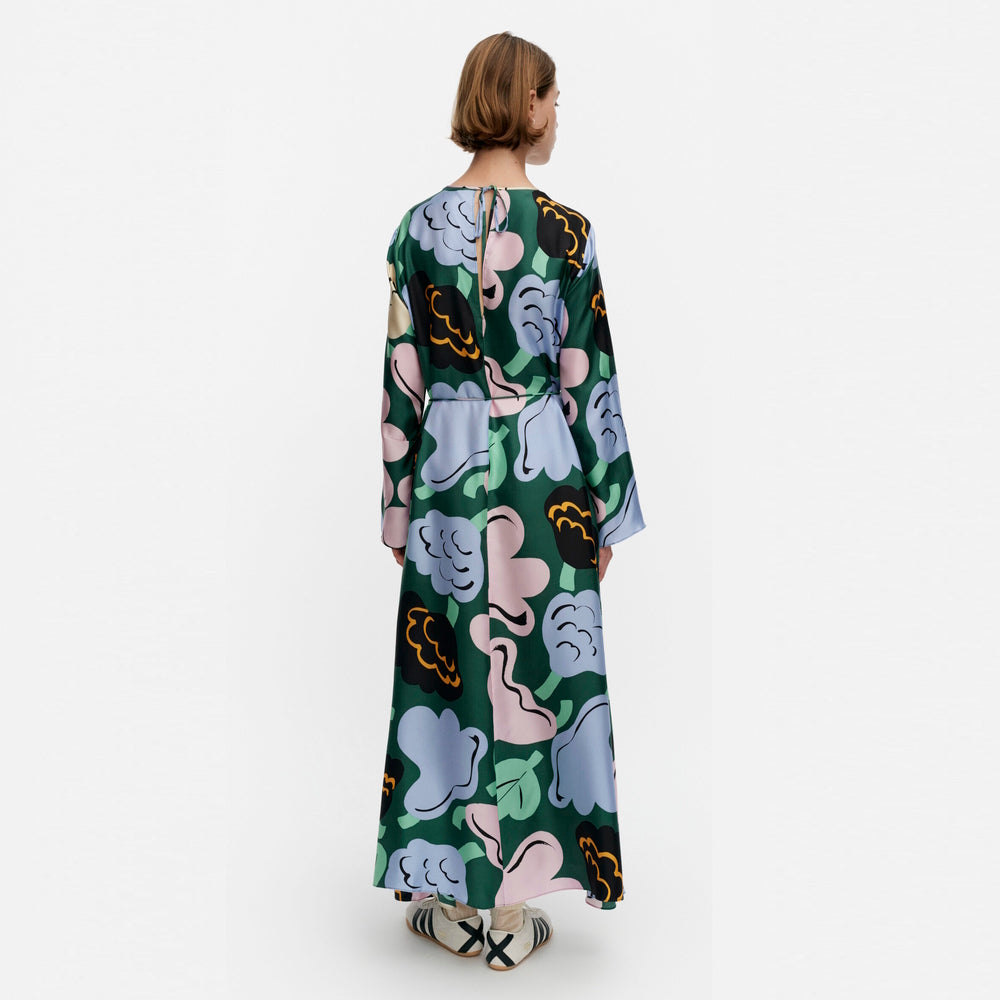 Marimekko Kaunista Kukasta Kukkaan Silk Dress