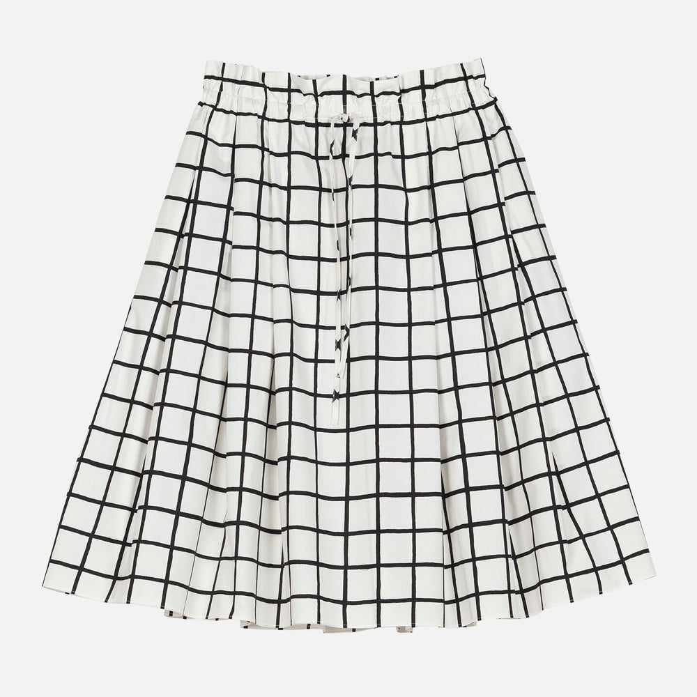 Marimekko Kirjoitus Iso Ruutu Skirt