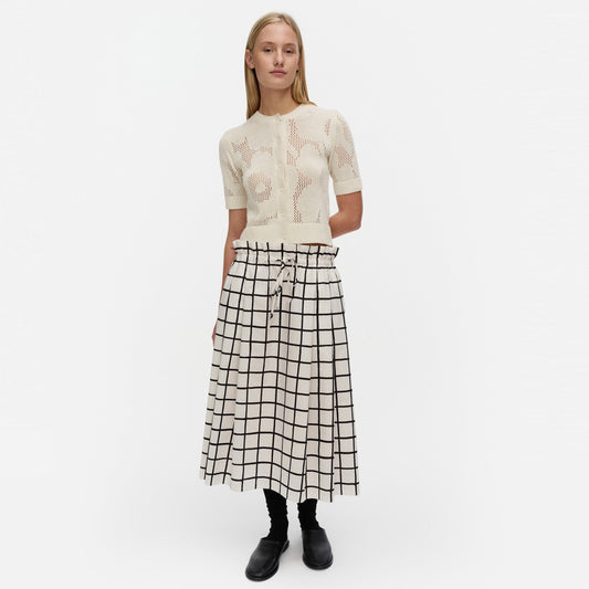 Marimekko Kirjoitus Iso Ruutu Skirt