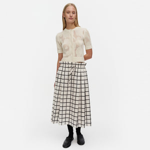 Marimekko Kirjoitus Iso Ruutu Skirt