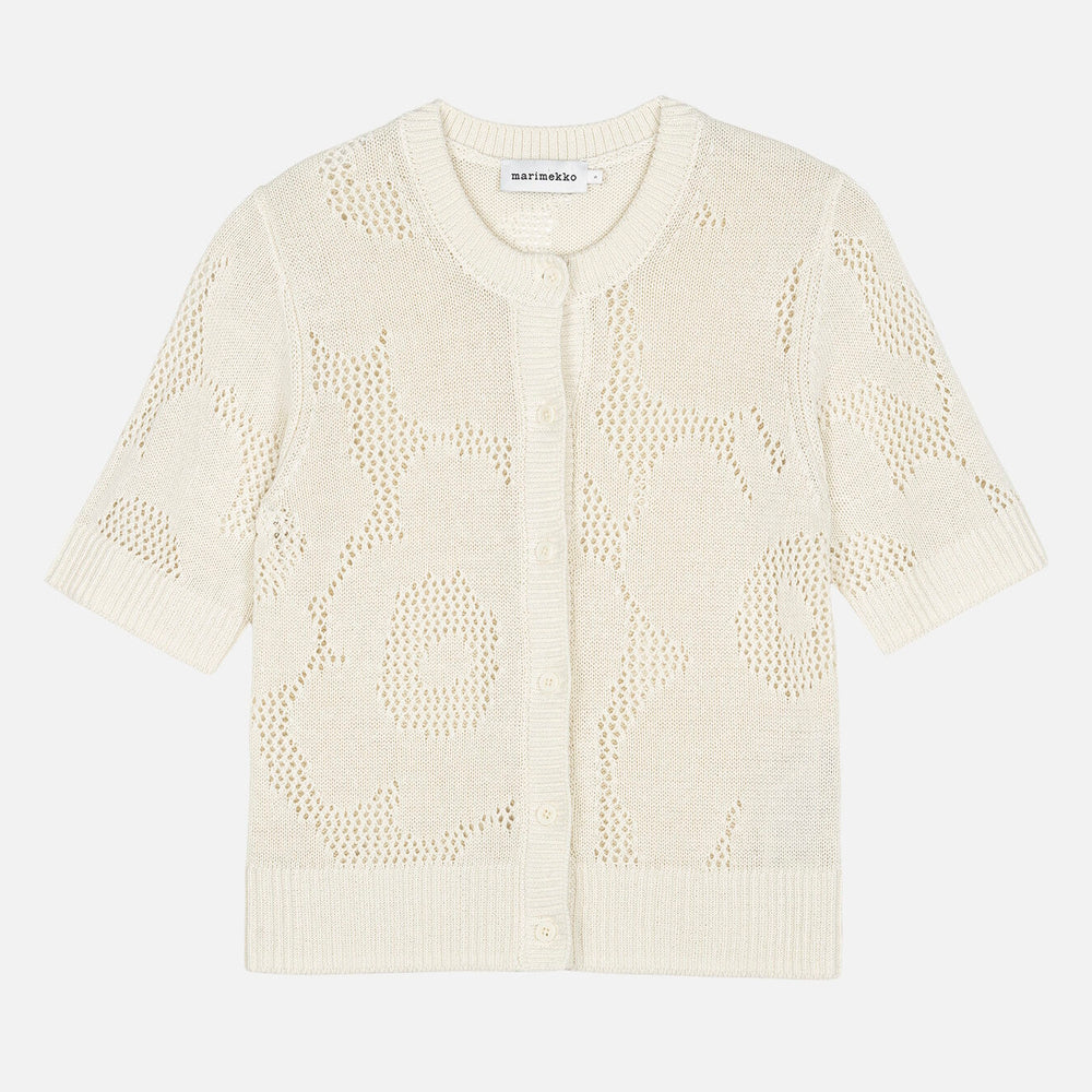 Marimekko Leikki Unikko Organic Linen Knitted Cardigan – Nordic