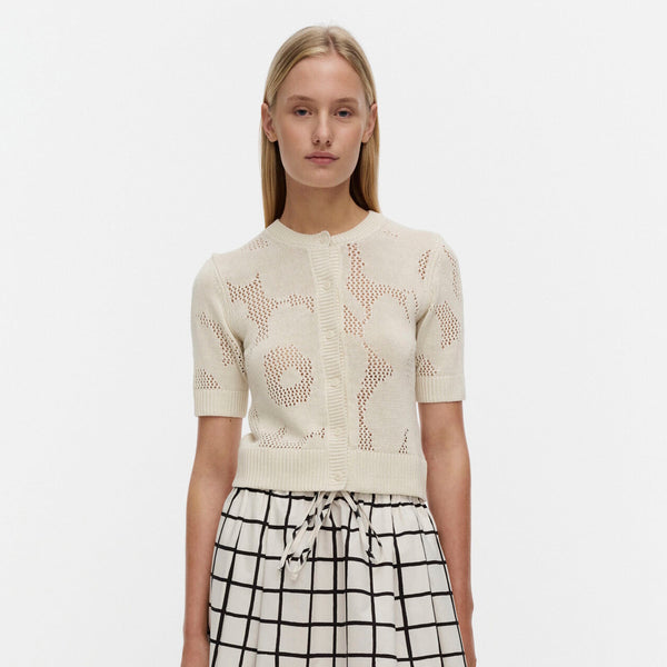 Marimekko Leikki Unikko Organic Linen Knitted Cardigan – Nordic