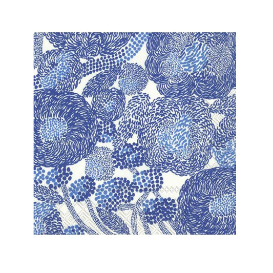 Marimekko Mynsteri Blue Cocktail Napkin