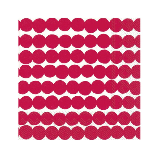 Marimekko Rasymatto Red Cocktail Napkin