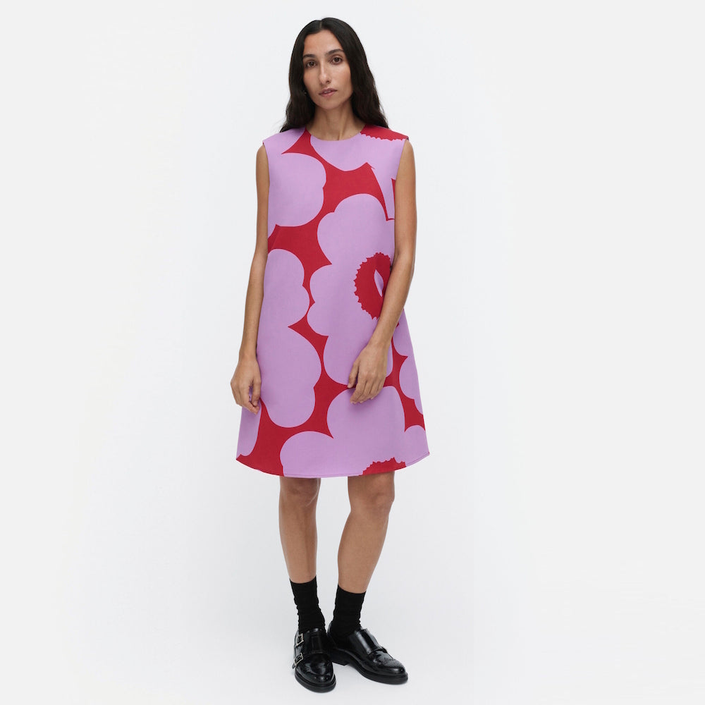 Marimekko Sopiva Unikko Cotton Linen Dress