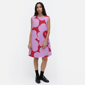 Marimekko Sopiva Unikko Cotton Linen Dress
