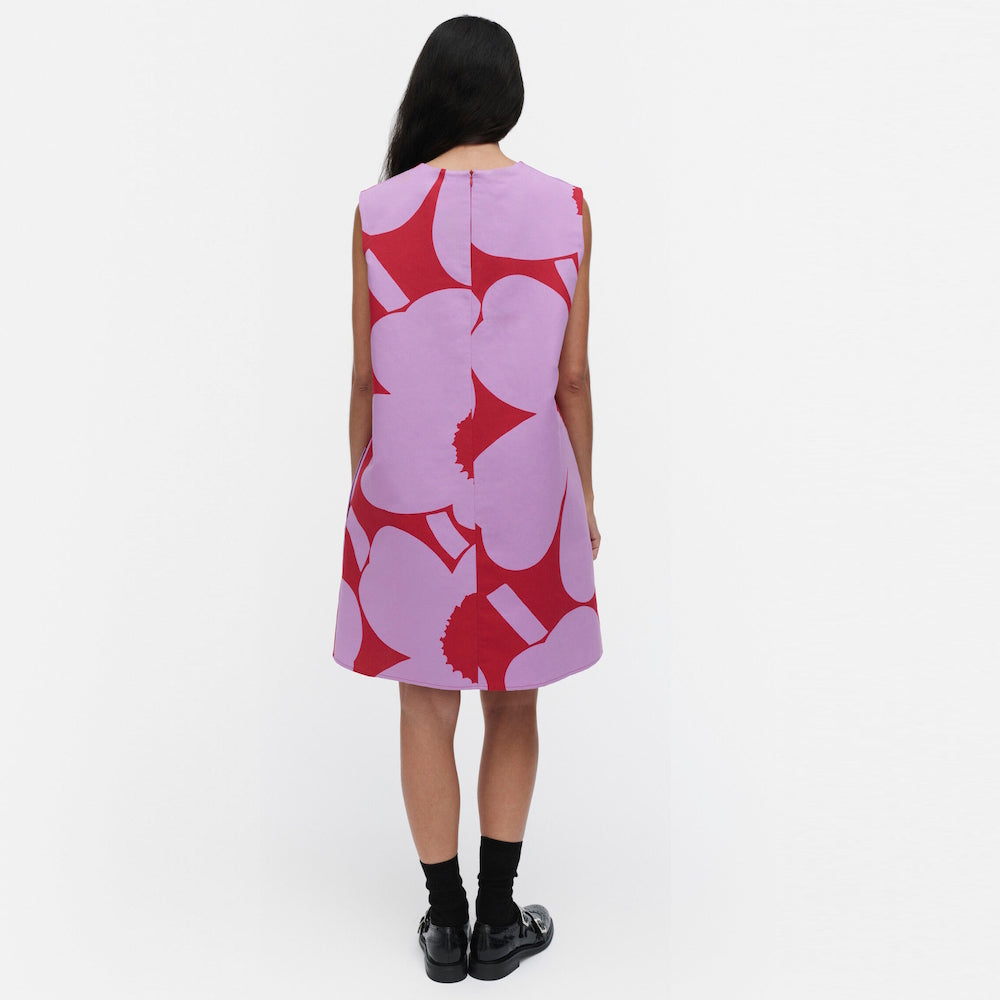 Marimekko Sopiva Unikko Cotton Linen Dress