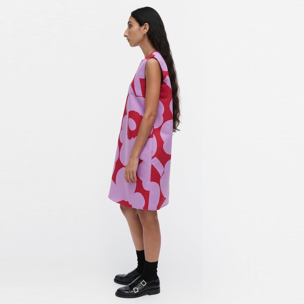 Marimekko Sopiva Unikko Cotton Linen Dress